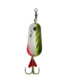 Dam Effzett Standard Spoon Olive Chartreuse Tiger UV