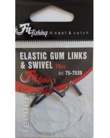 Fil Fishing Elastic Gum Links&Swivel